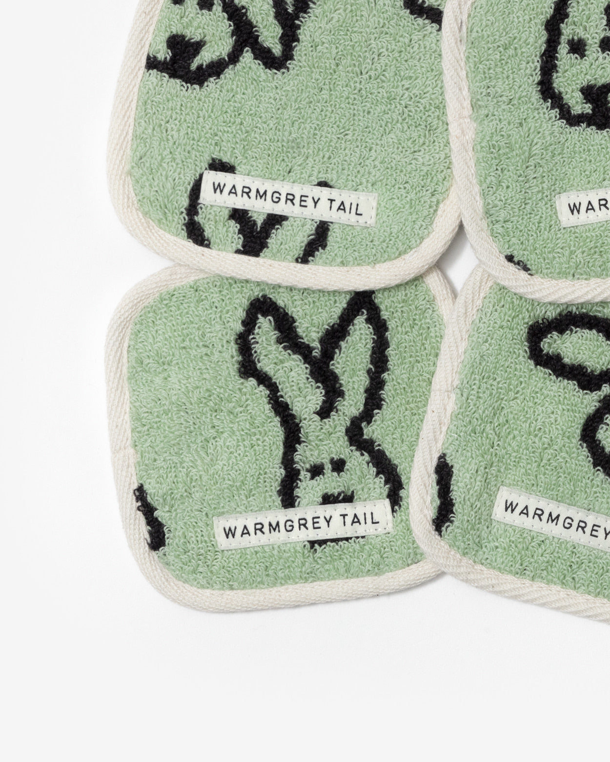 [WGT Only] BUNNY BUNNY TOWEL COASTER - MINT