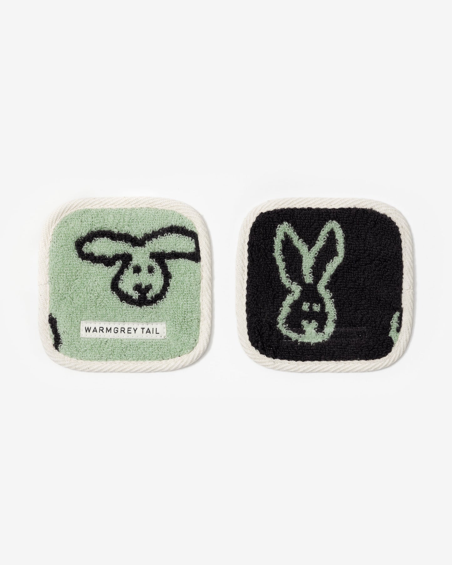 [WGT Only] BUNNY BUNNY TOWEL COASTER - MINT