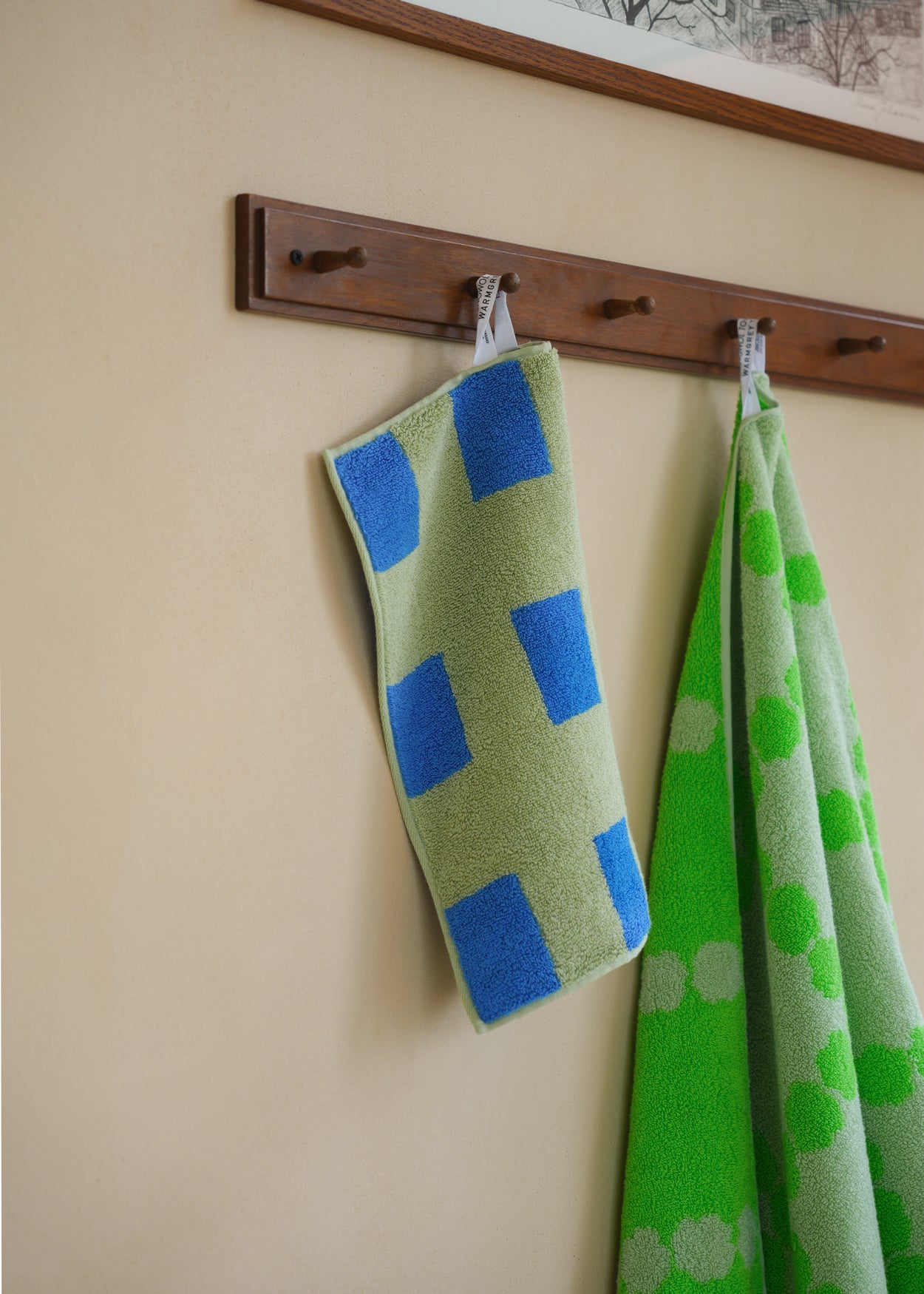 BUILDING HAND TOWEL - BLUESKY