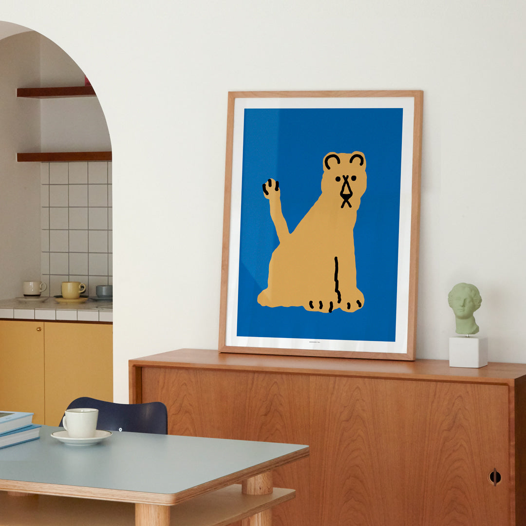 LIONESS BROWN POSTER