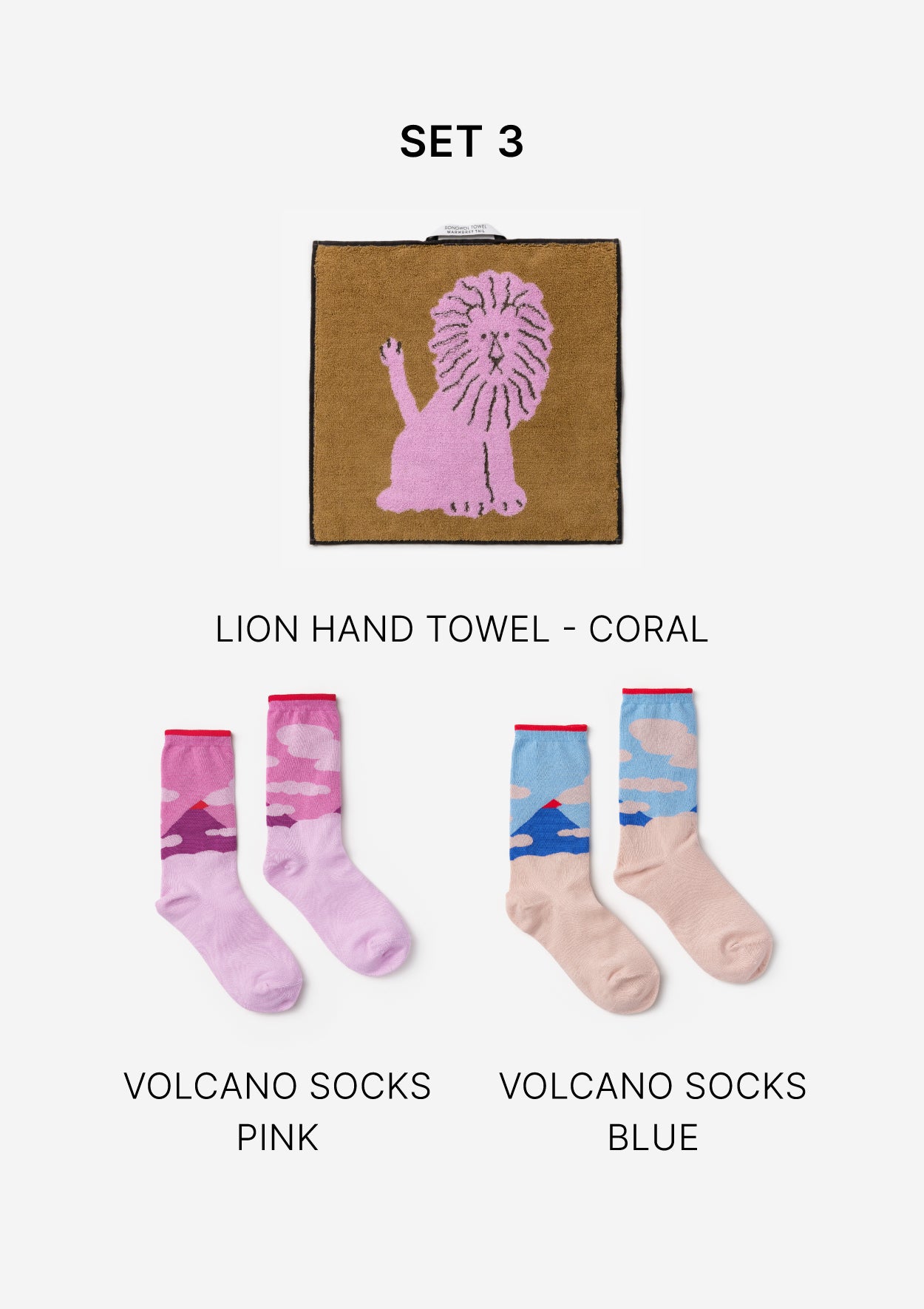 RELIEF SOAP + HAND TOWEL + SOCKS GIFT SET