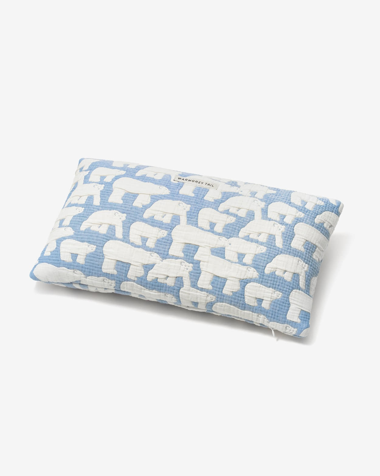 POLAR BEARS CUSHION COVER 3050 - BLUE