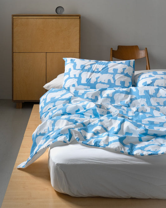 POLAR BEARS BLUE MODAL SUMMER COMFORTER