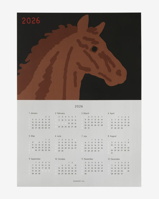 2026 POSTER CALENDAR - RED HORSE