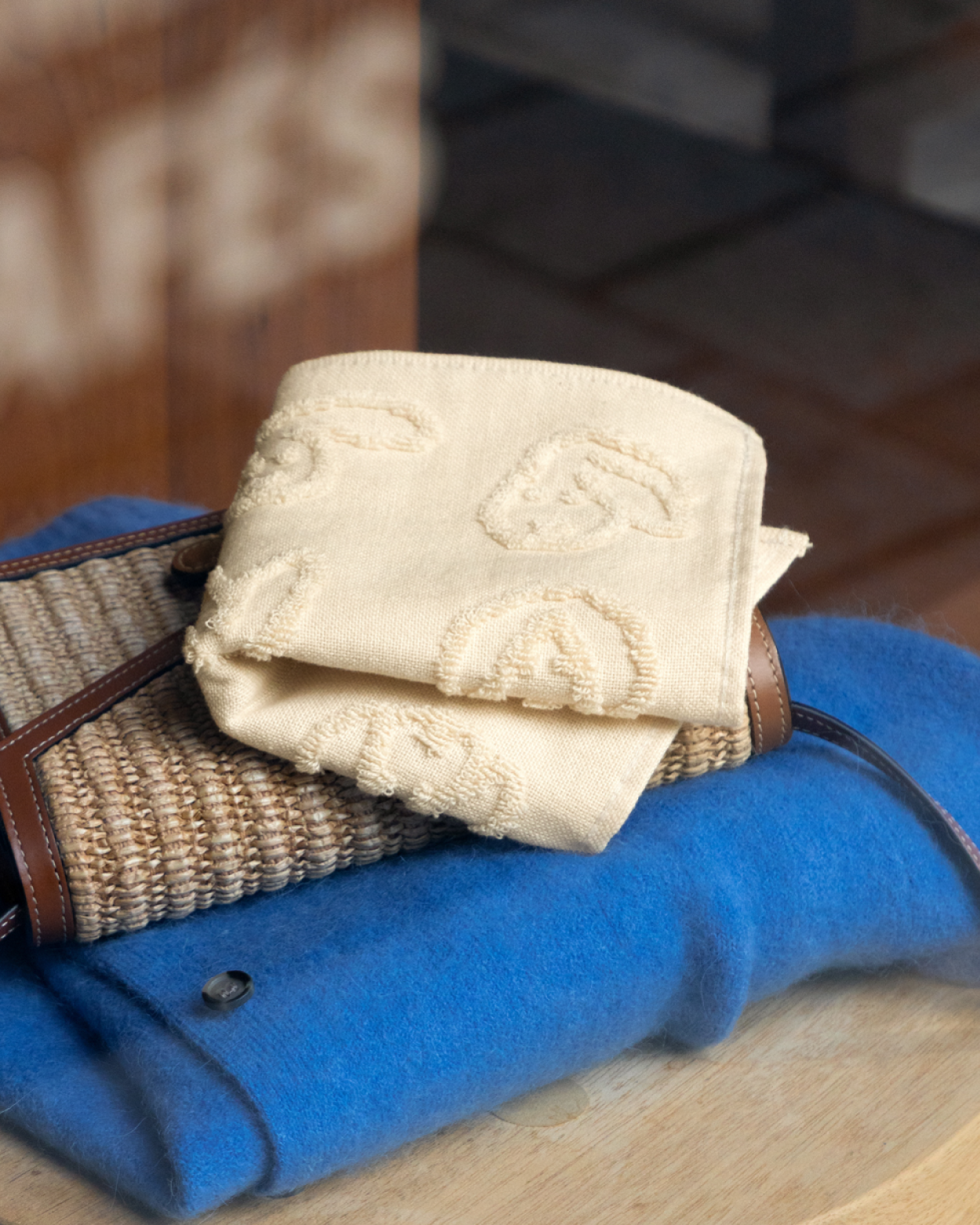 BUNNY BUNNY HAND CLOTH - IVORY