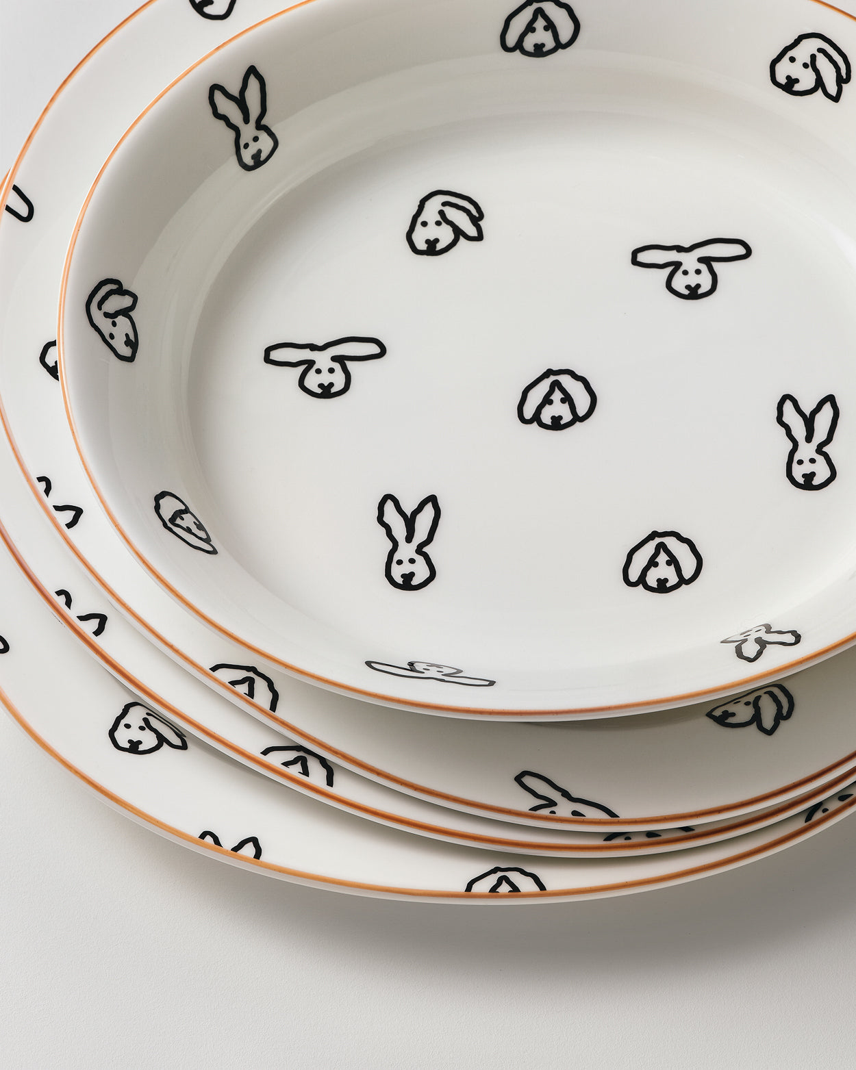 BUNNY BUNNY OVAL BOWL