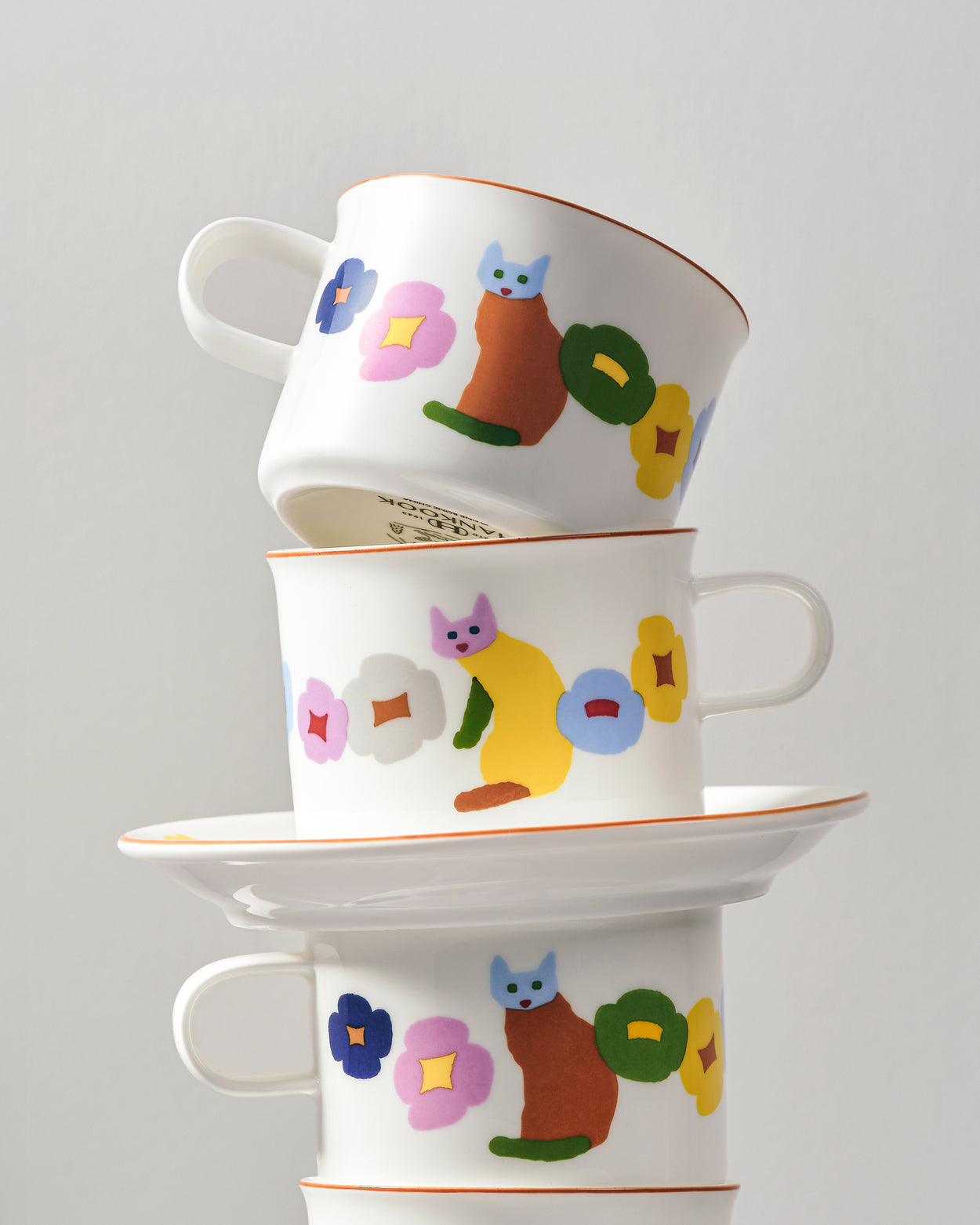 CATS & FLOWERS MUG (250ml)