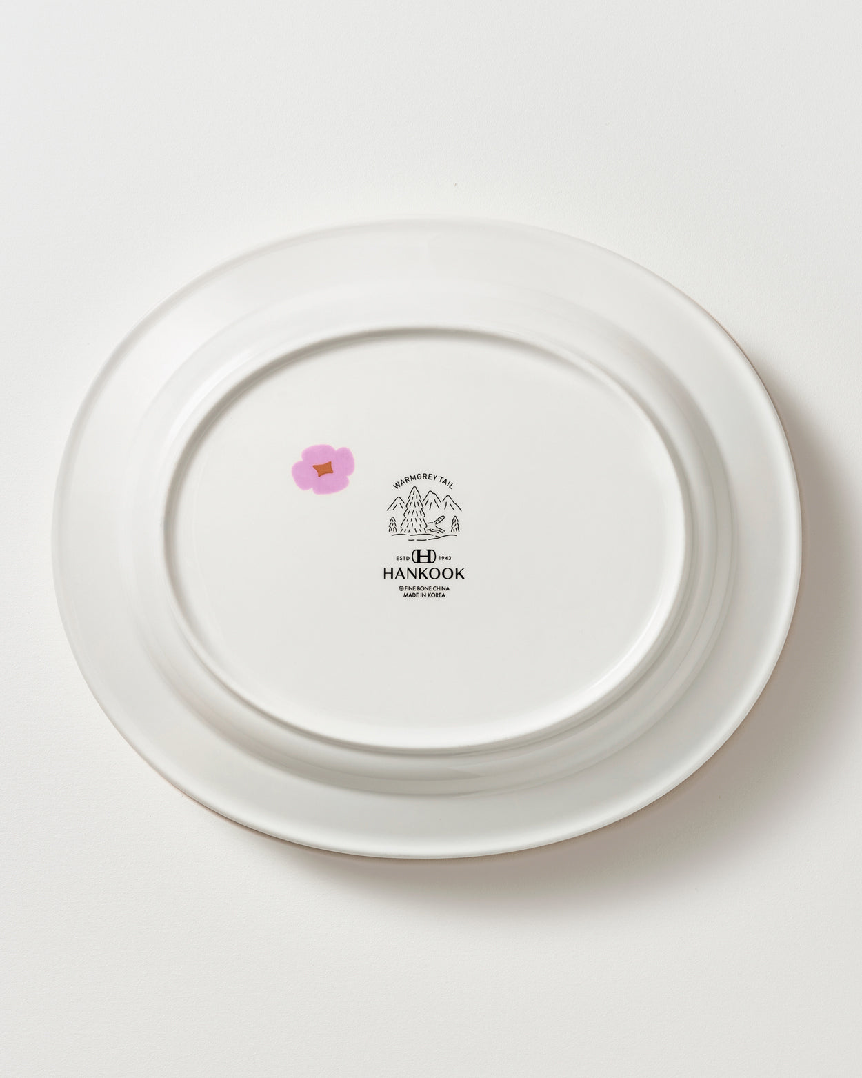 CATS & FLOWERS OVAL PLATE