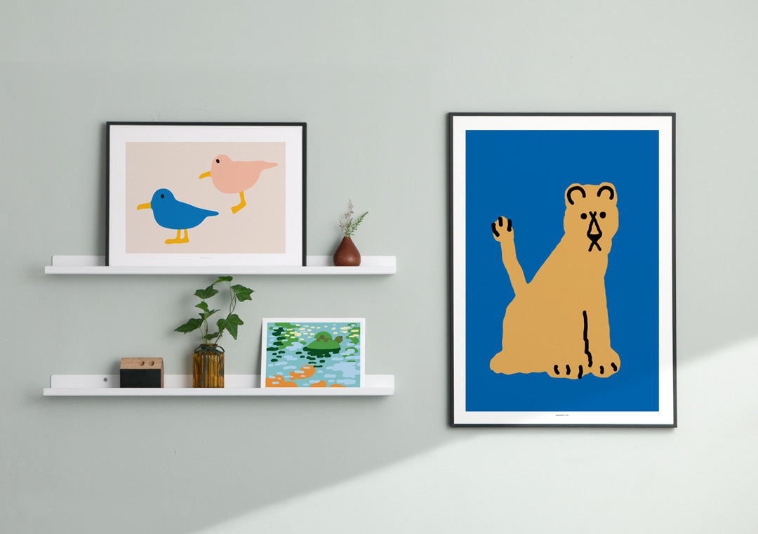 LIONESS BROWN POSTER