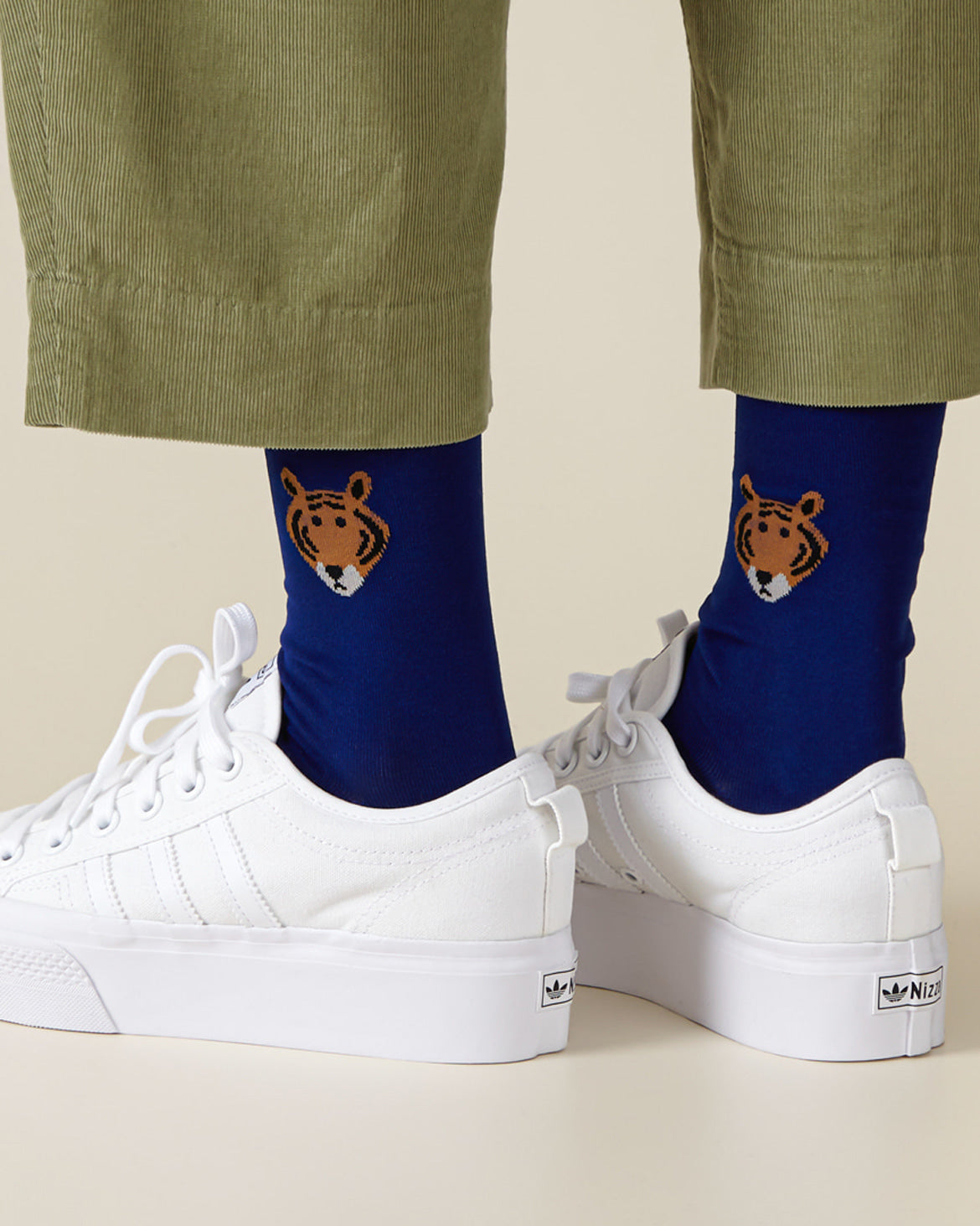 MEET TIGER SOCKS - BLUE