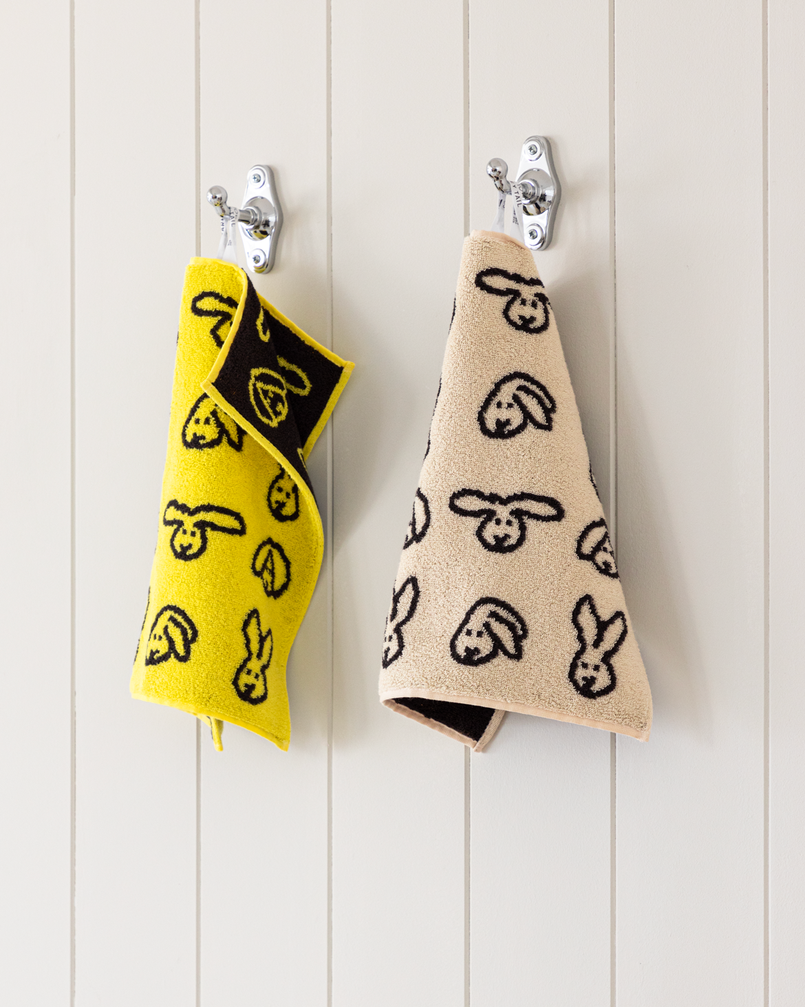 BUNNY BUNNY HAND TOWEL - YELLOW