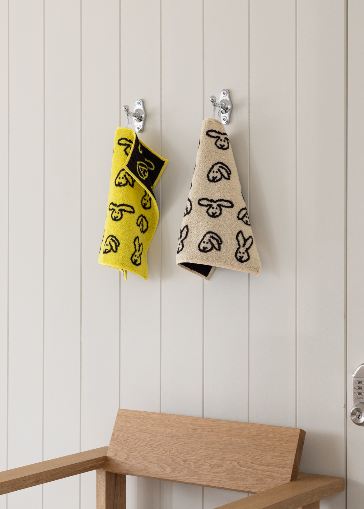 BUNNY BUNNY HAND TOWEL - YELLOW