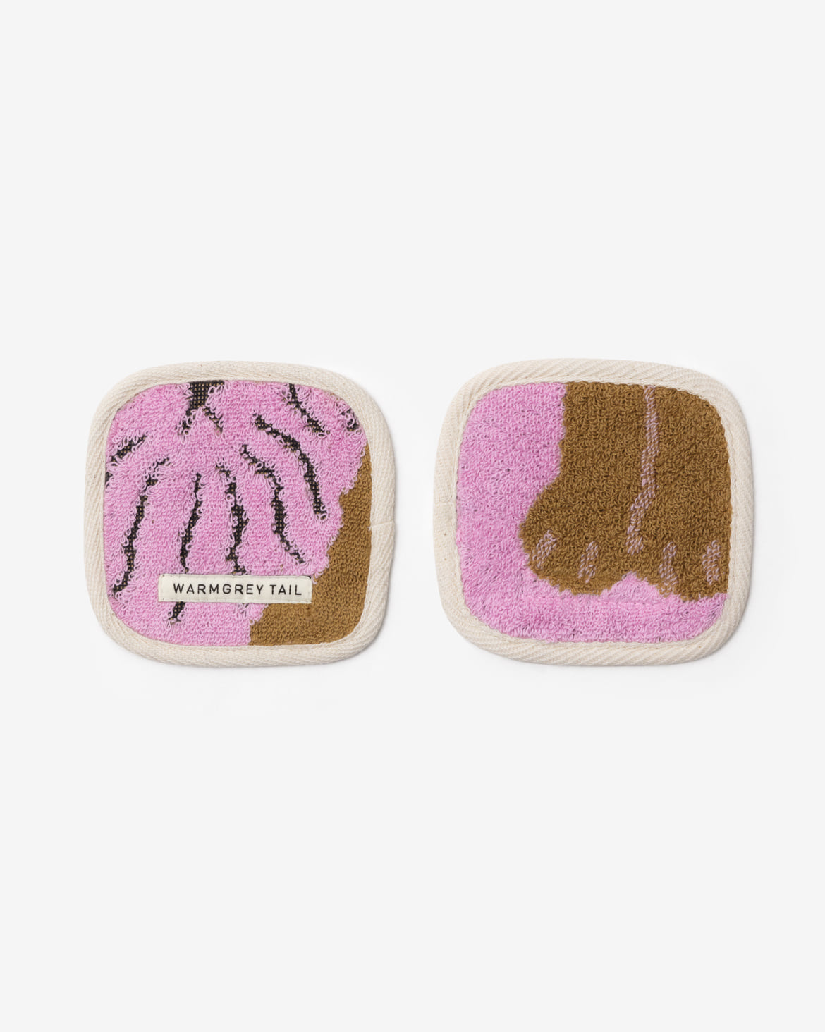 [WGT Only] LION TOWEL COASTER - CORAL