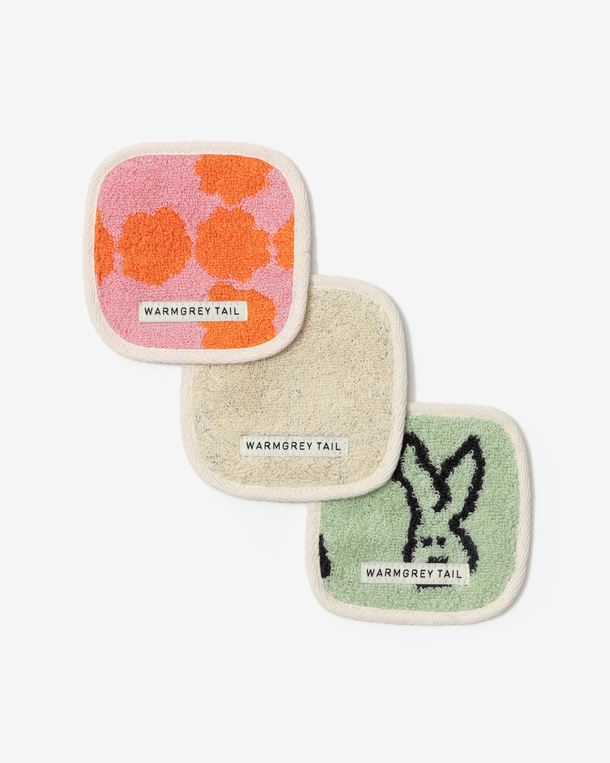 [WGT Only] BUNNY BUNNY TOWEL COASTER - MINT