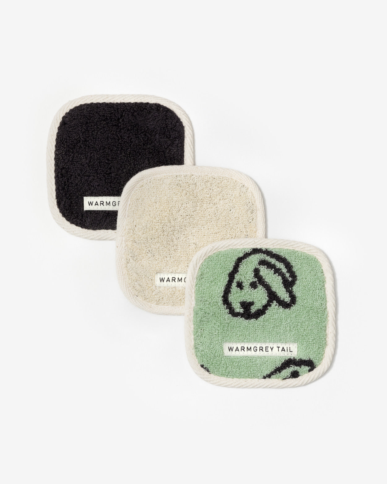[WGT Only] BUNNY BUNNY TOWEL COASTER - MINT