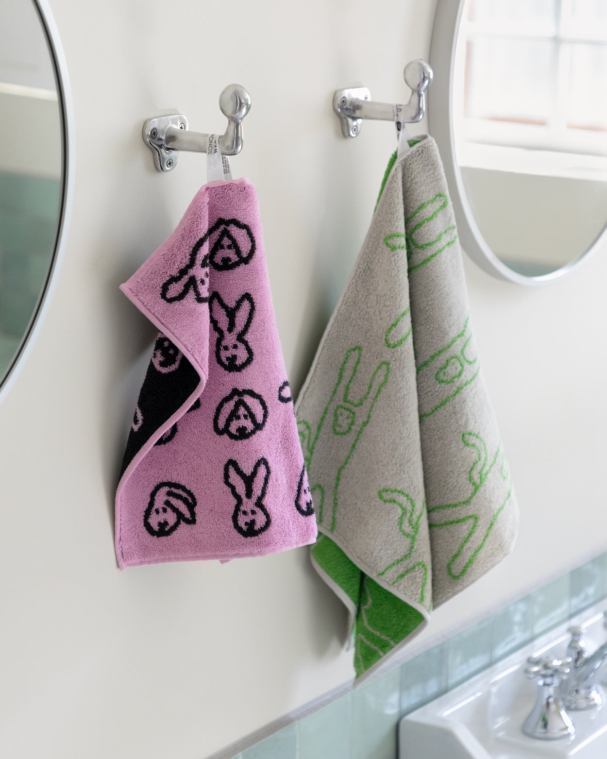 BUNNY BUNNY HAND TOWEL - PINK