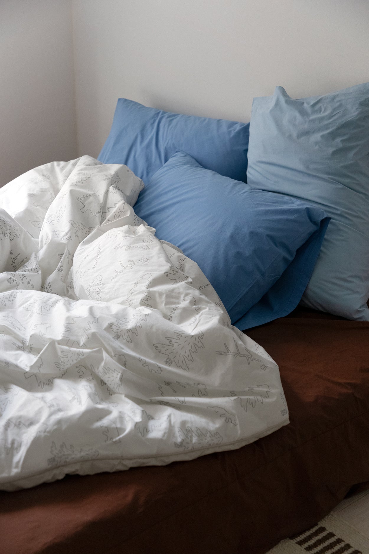 NORTH LAND WHITE DUVET COVER