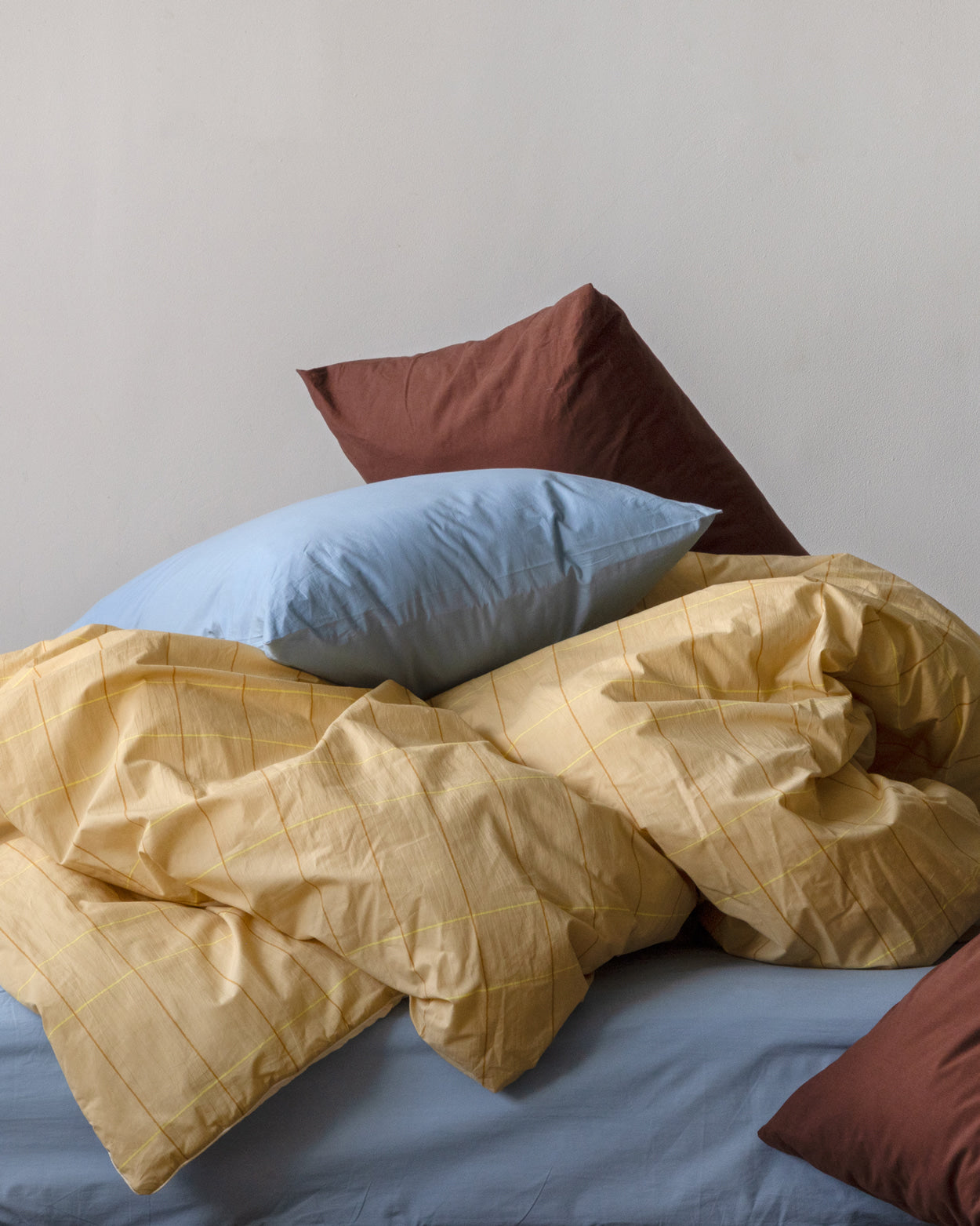 TILE SAND YELLOW DUVET COVER