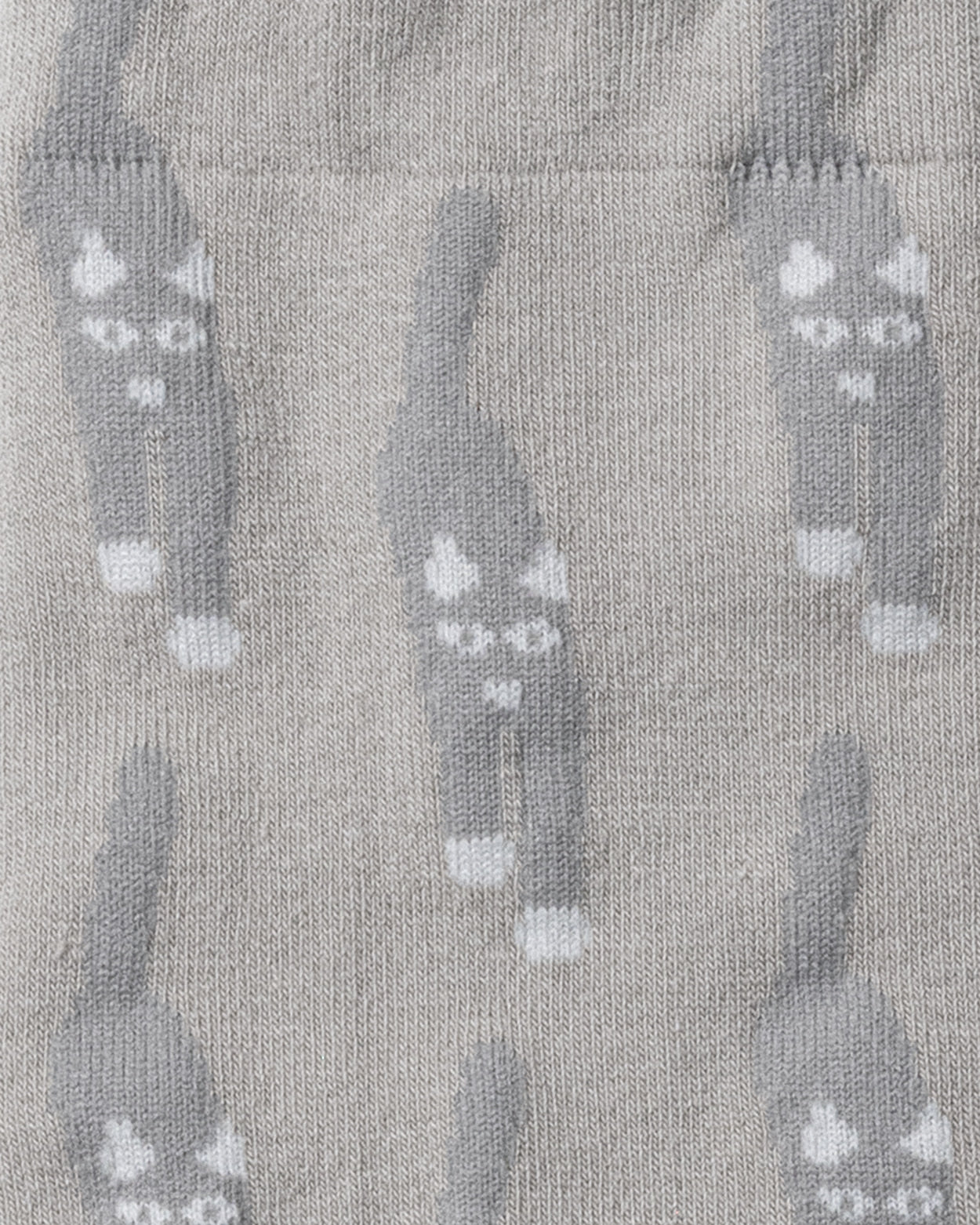 CAT COMING SOCKS - GREY