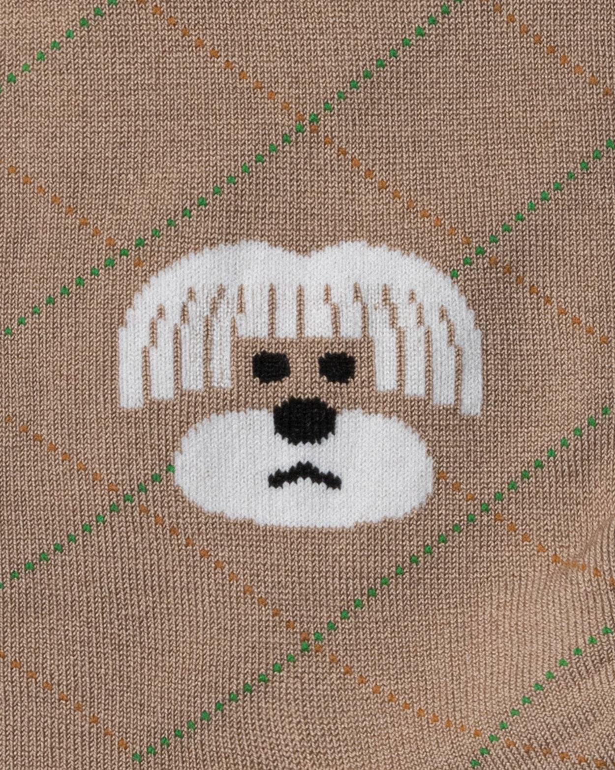 HAIR CUT SOCKS - BROWN