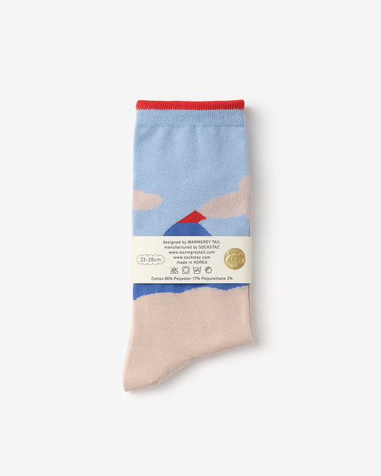 VOLCANO SOCKS - BLUE