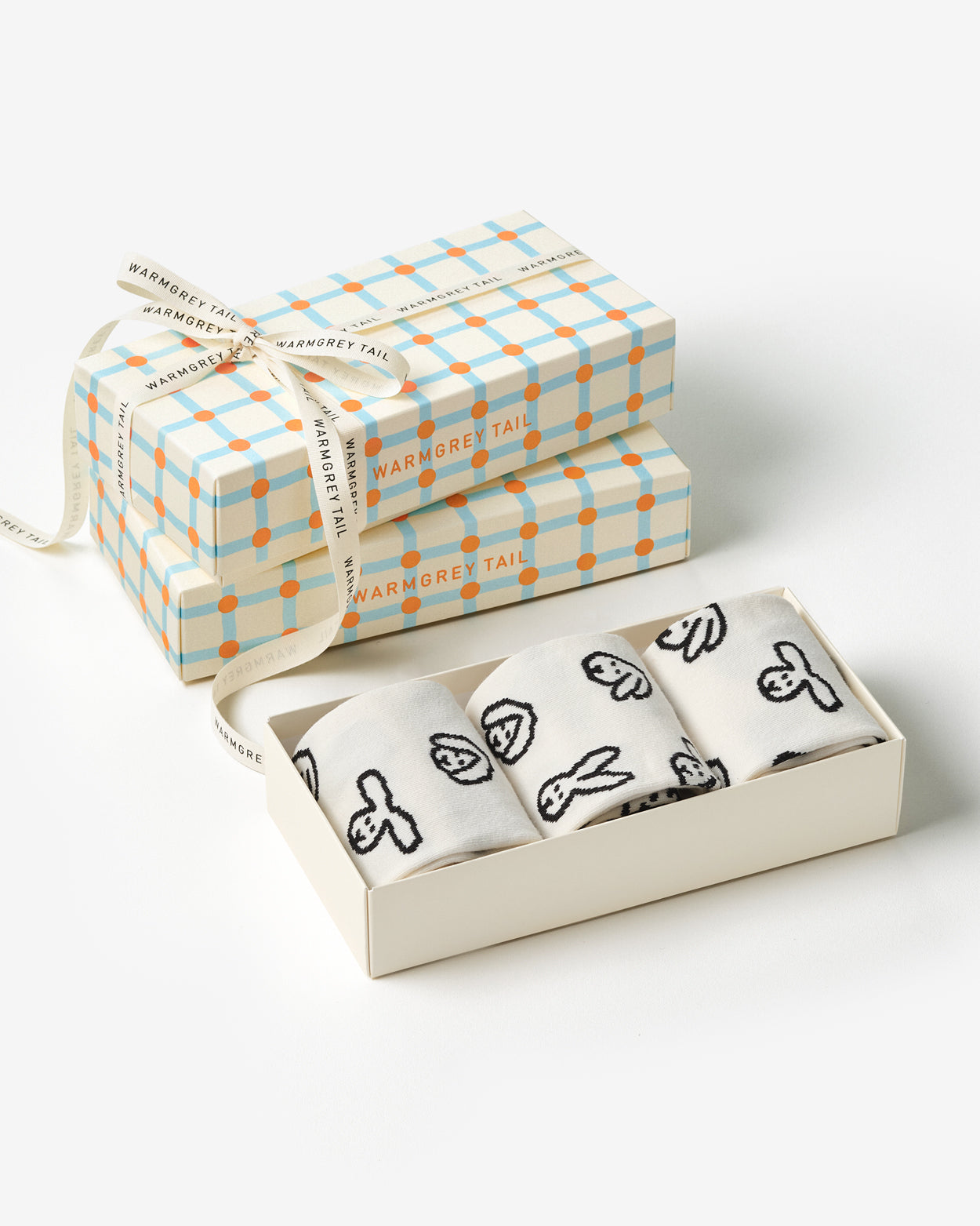 BUNNY BUNNY SOCKS - CREAM