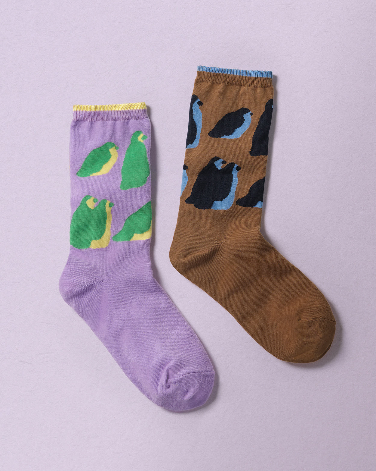 PENGUINS SOCKS - VIOLET