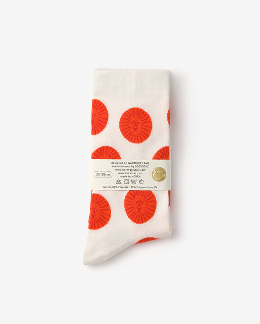 LION SOCKS - RED