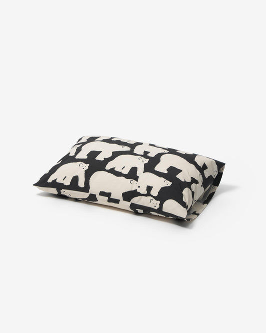 POLAR BEARS BLACK PILLOW CASE (2size)