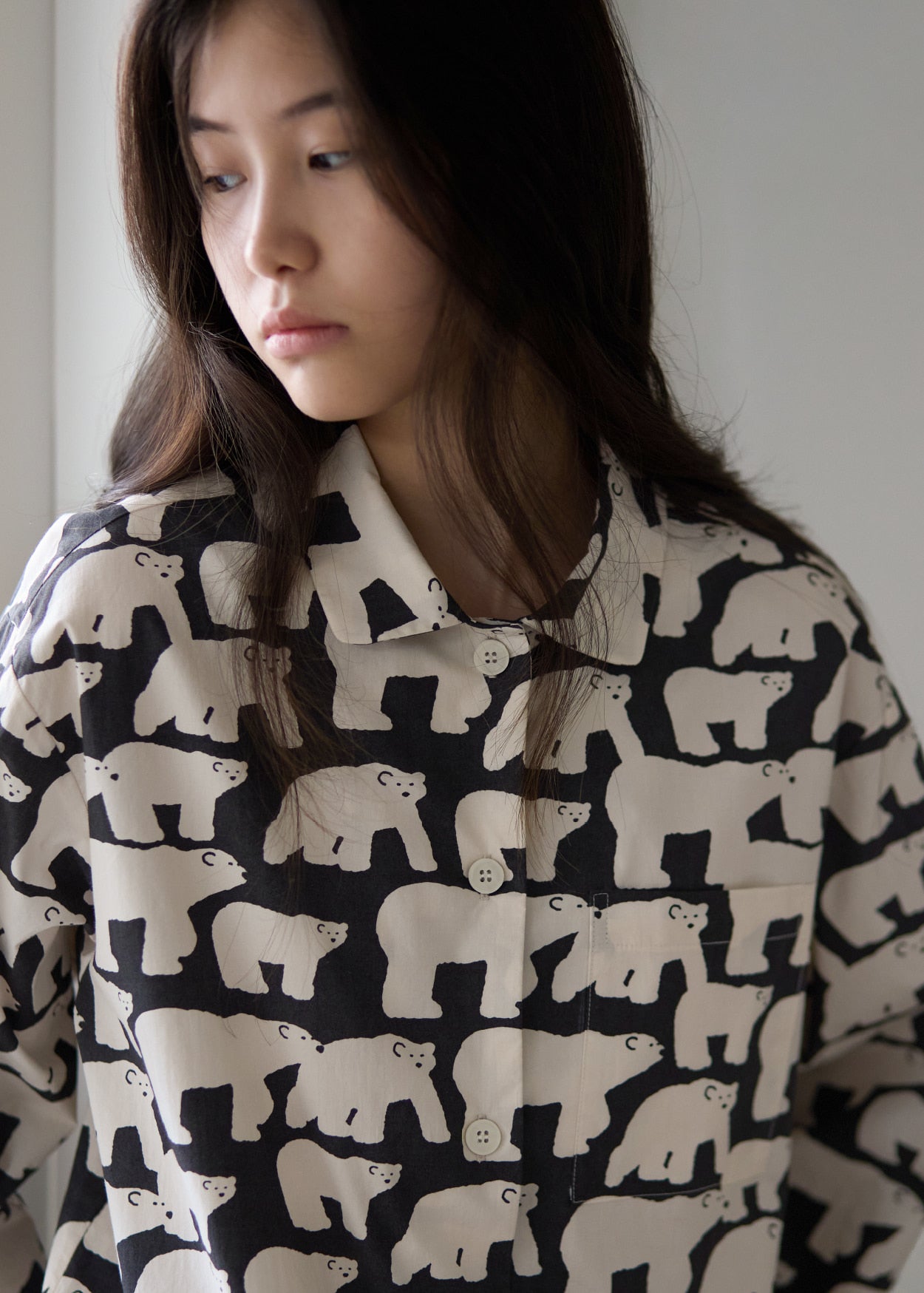 [PRE-ORDER UNTIL OCT 29] POLAR BEARS PAJAMA SET - BLACK