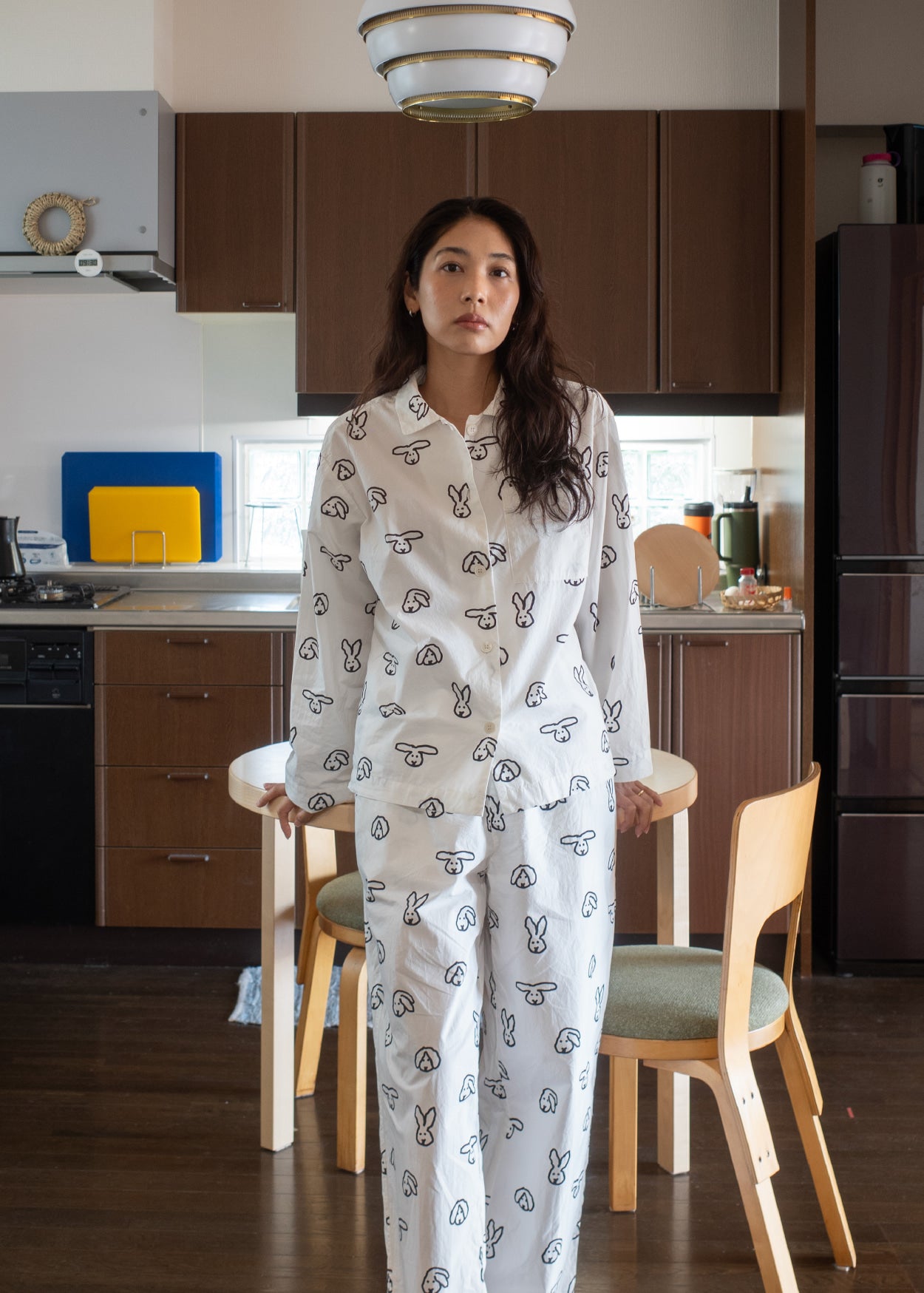 [PRE-ORDER UNTIL OCT 29] BUNNY BUNNY PAJAMA SET - IVORY