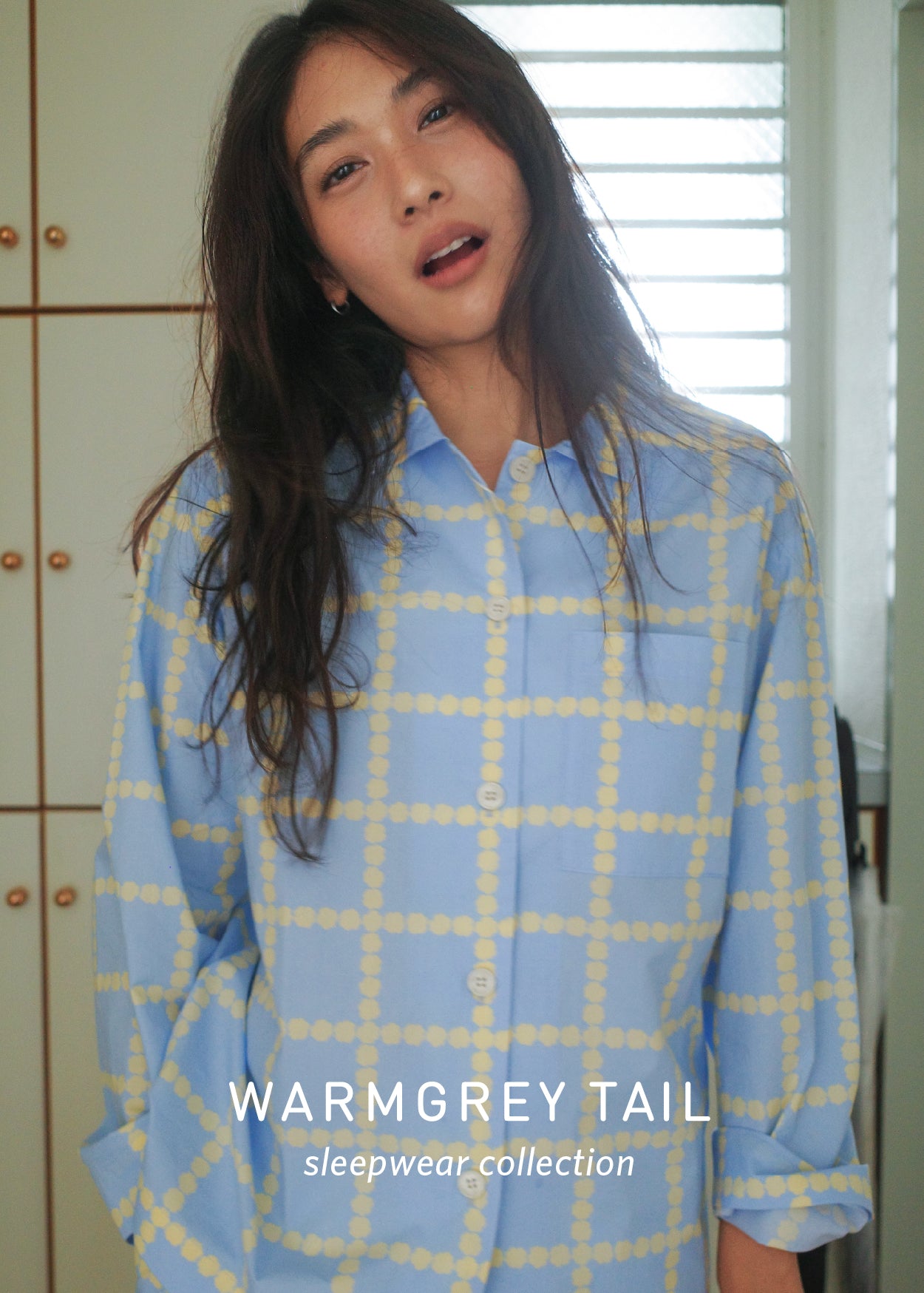 [PRE-ORDER UNTIL OCT 29] BLOSSOM CHECK PAJAMA SET - BLUE