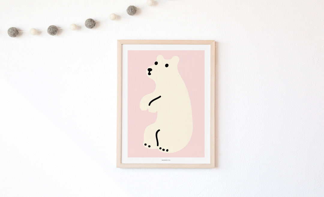 HUGGY BEAR PINK POSTER