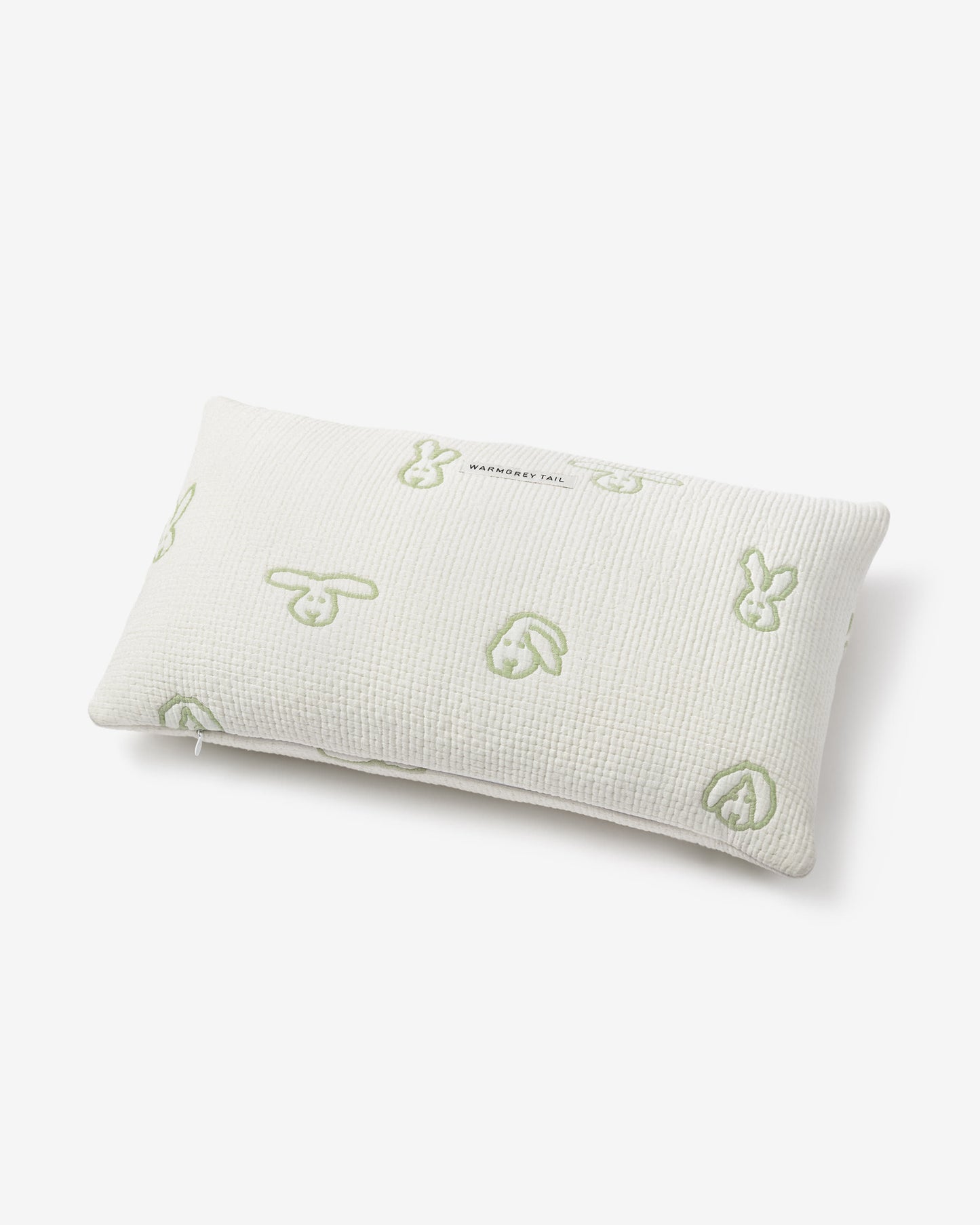 BUNNY BUNNY COTTON MODAL CUSHION & PILLOW CASE - MOSS GREEN (2colors)