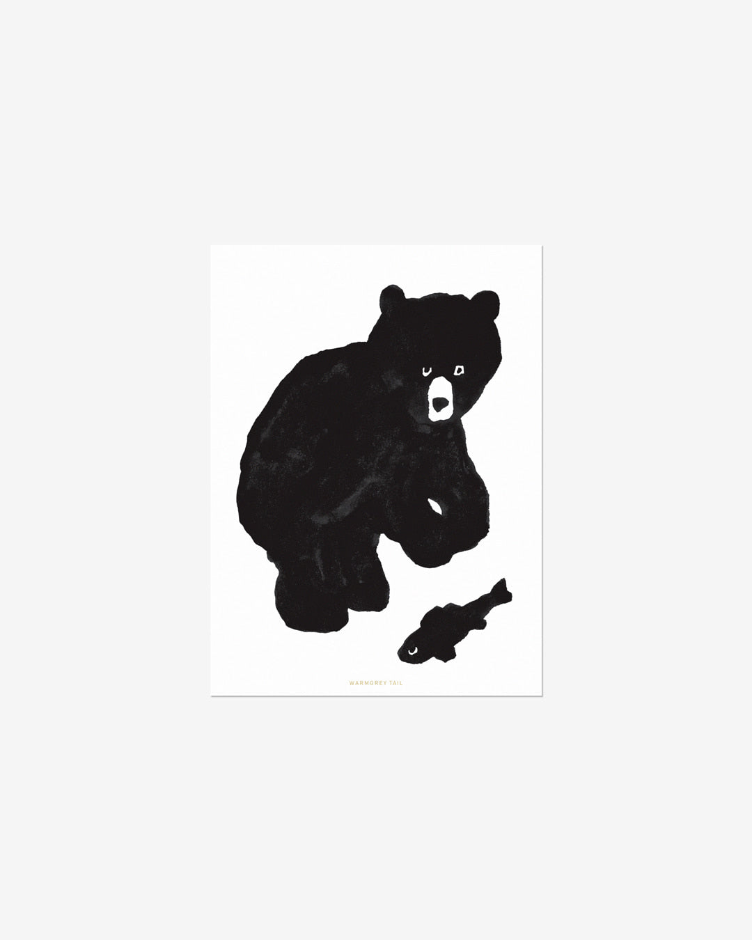 BLACK BEAR POSTCARD