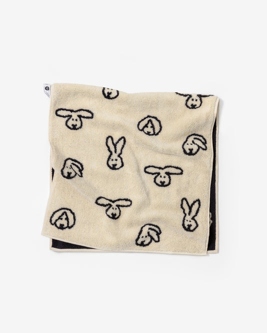 BUNNY BUNNY FACE TOWEL - CREAM