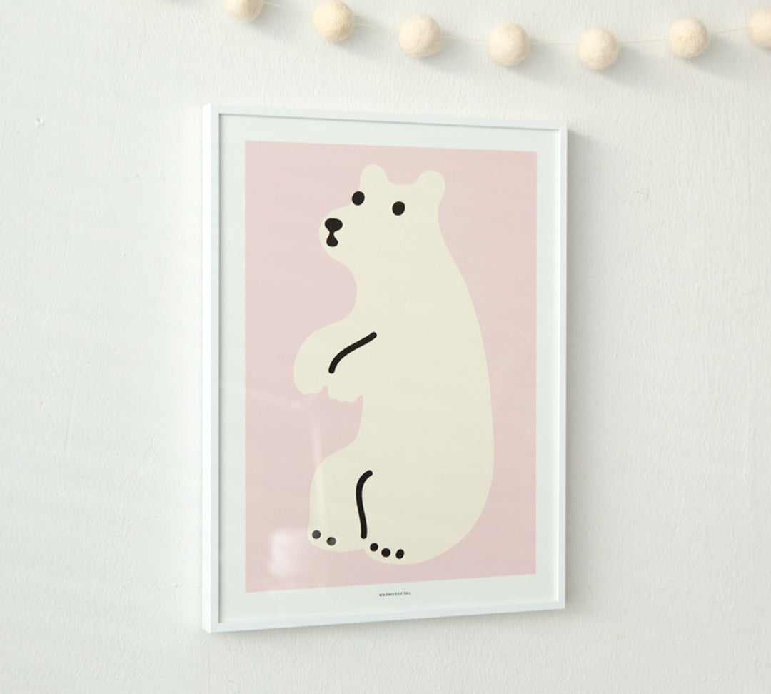 HUGGY BEAR PINK POSTER