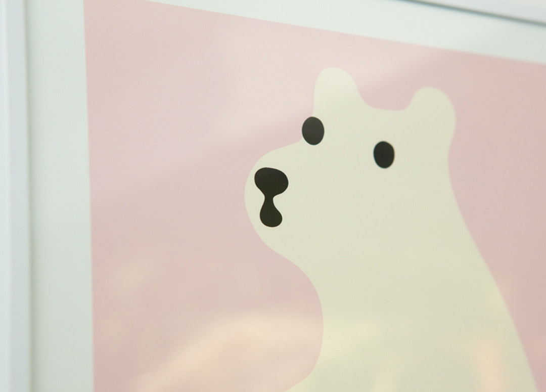 HUGGY BEAR PINK POSTER