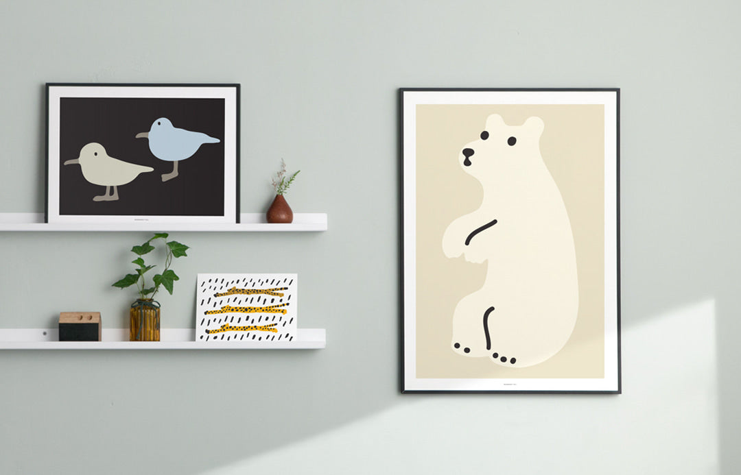 HUGGY BEAR CREAM POSTER