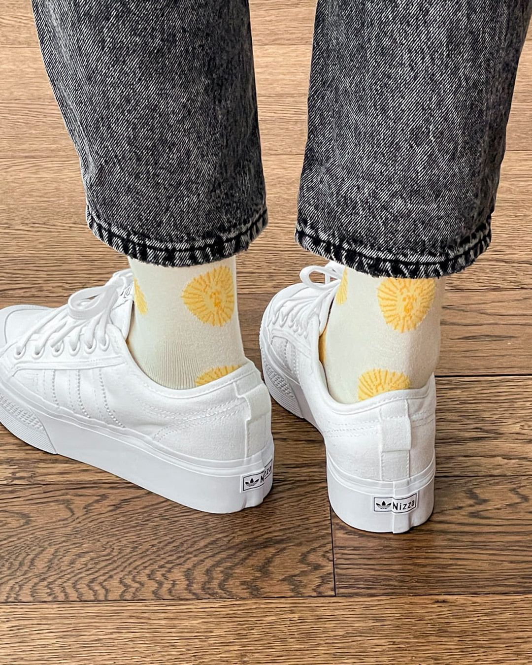 LION SOCKS - YELLOW