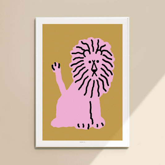 LION CORAL POSTER