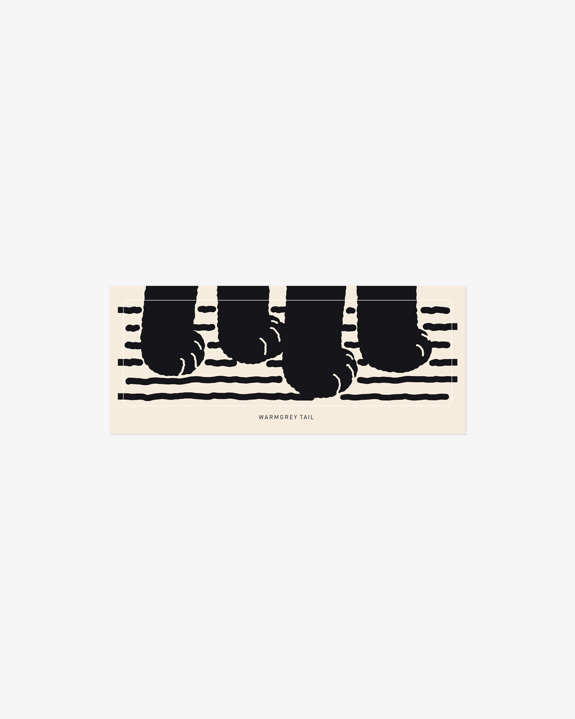 PAW - IVORY STICKER – warmgreytail