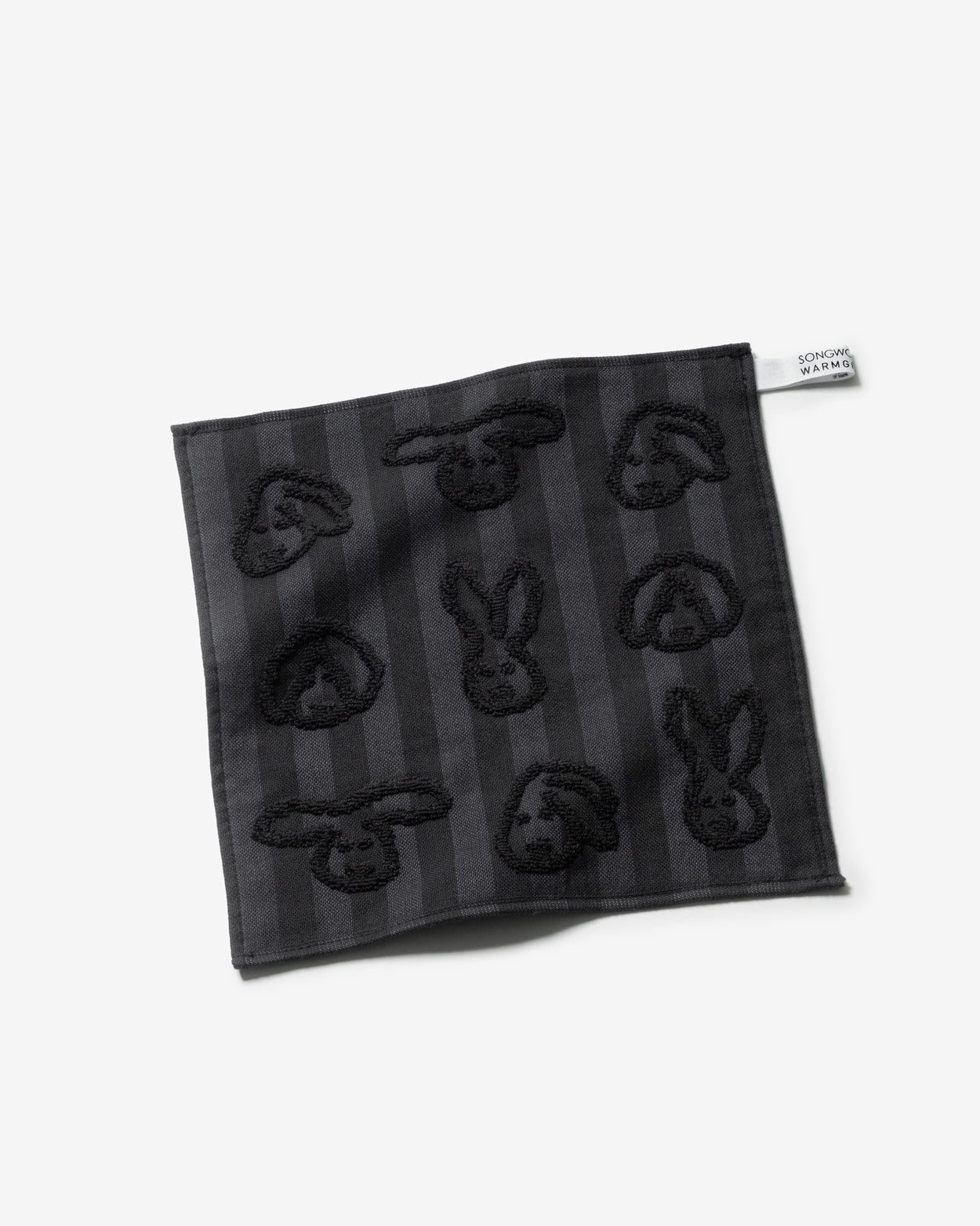 BUNNY BUNNY HAND CLOTH - BLACK