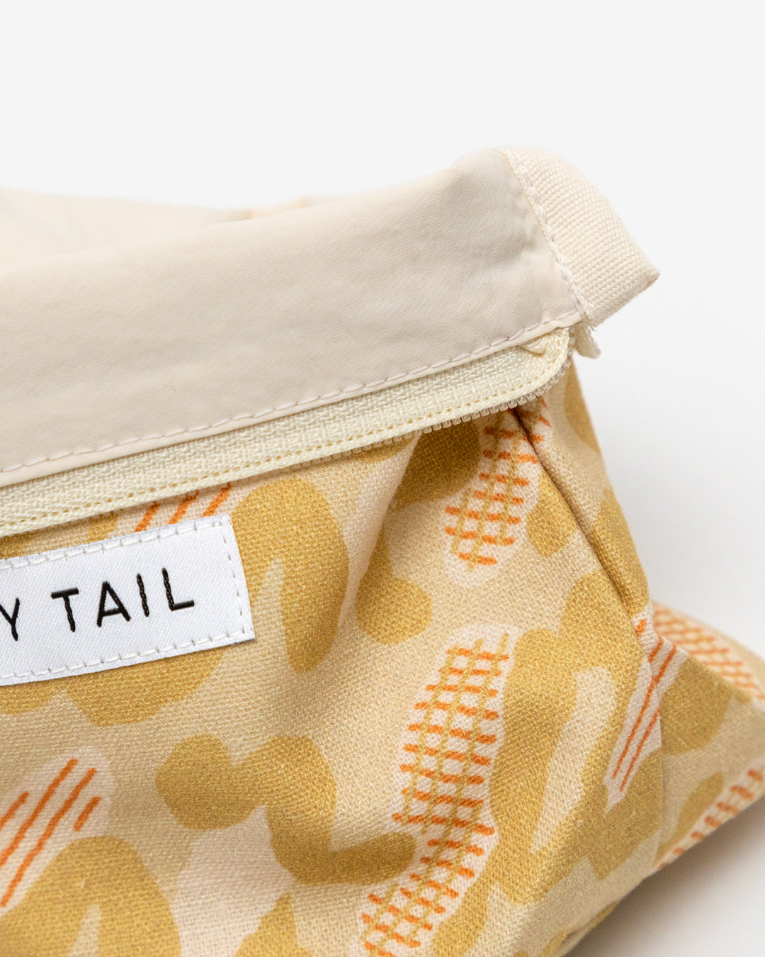 BLOSSOM CHECK STANDING POUCH - LAVENDER CHOCO (3size)