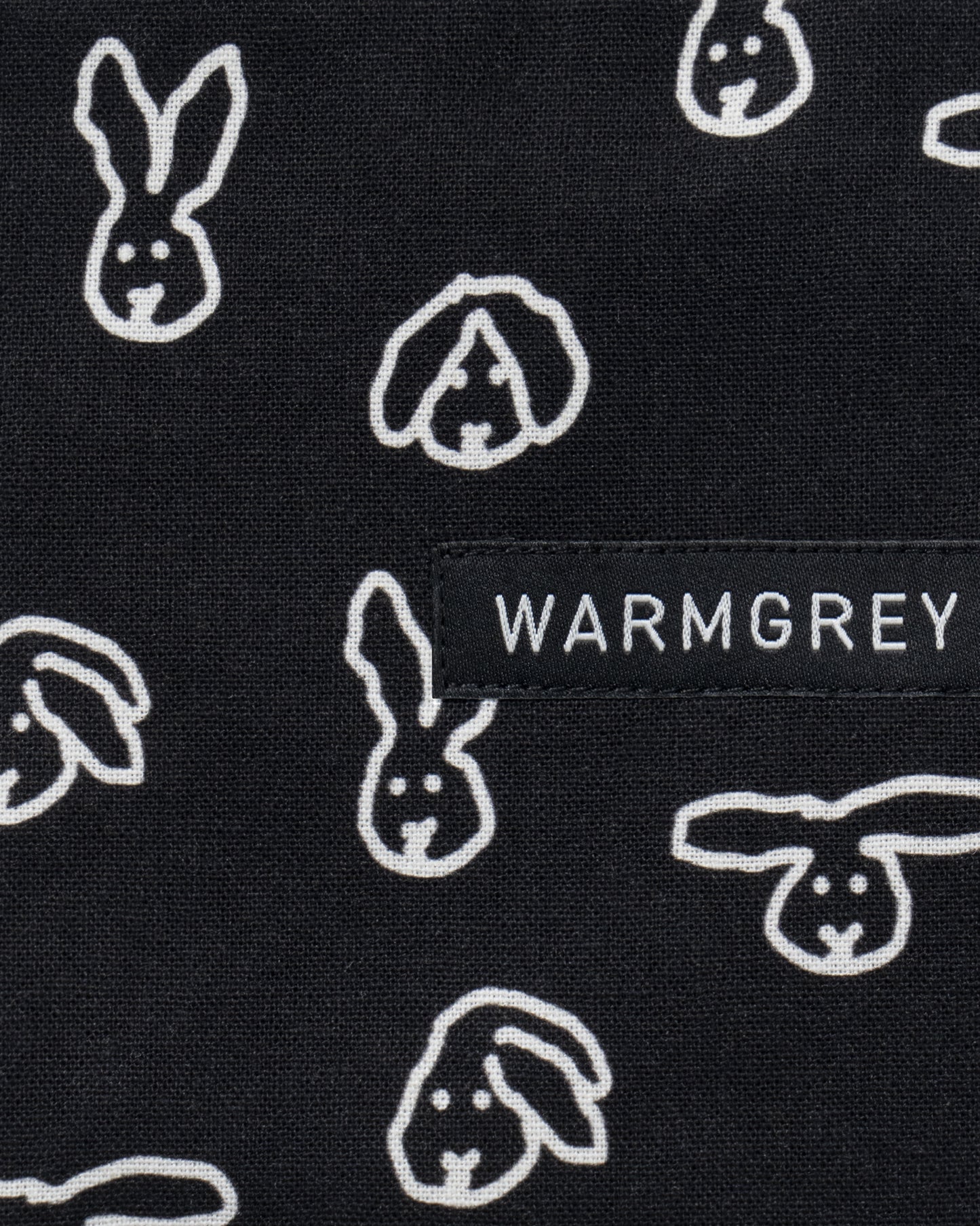 BUNNY BUNNY STANDING POUCH - BLACK (3size)