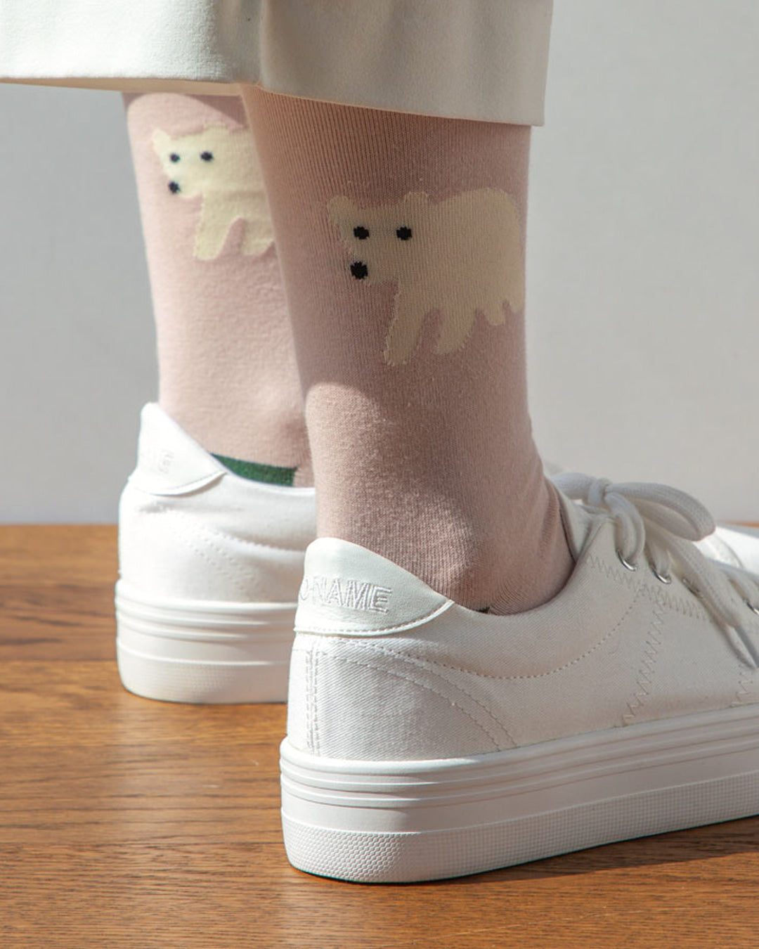 ROLLING BEAR SOCKS - PINK