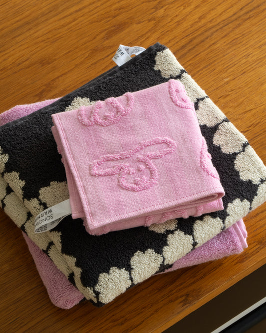 BUNNY BUNNY HAND CLOTH - PINK