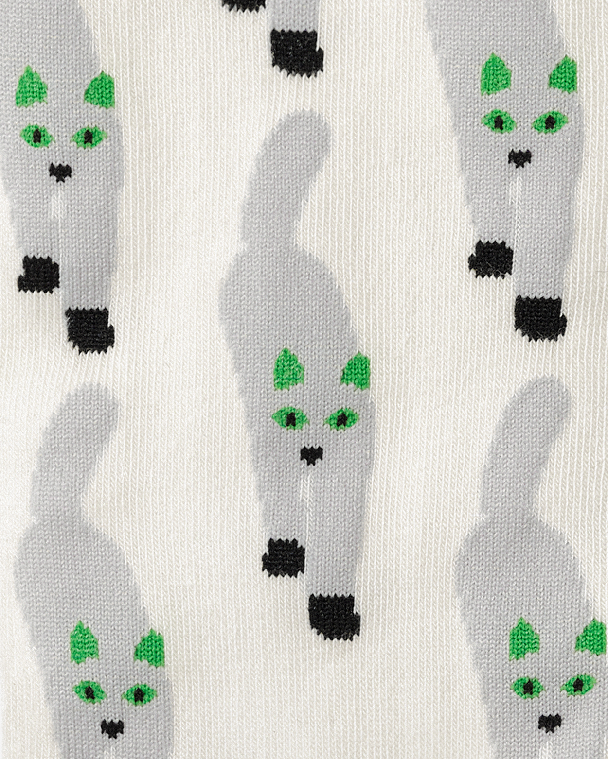 CAT COMING SOCKS - WHITE