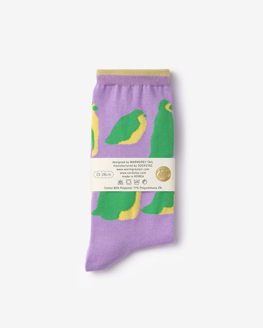PENGUINS SOCKS - VIOLET