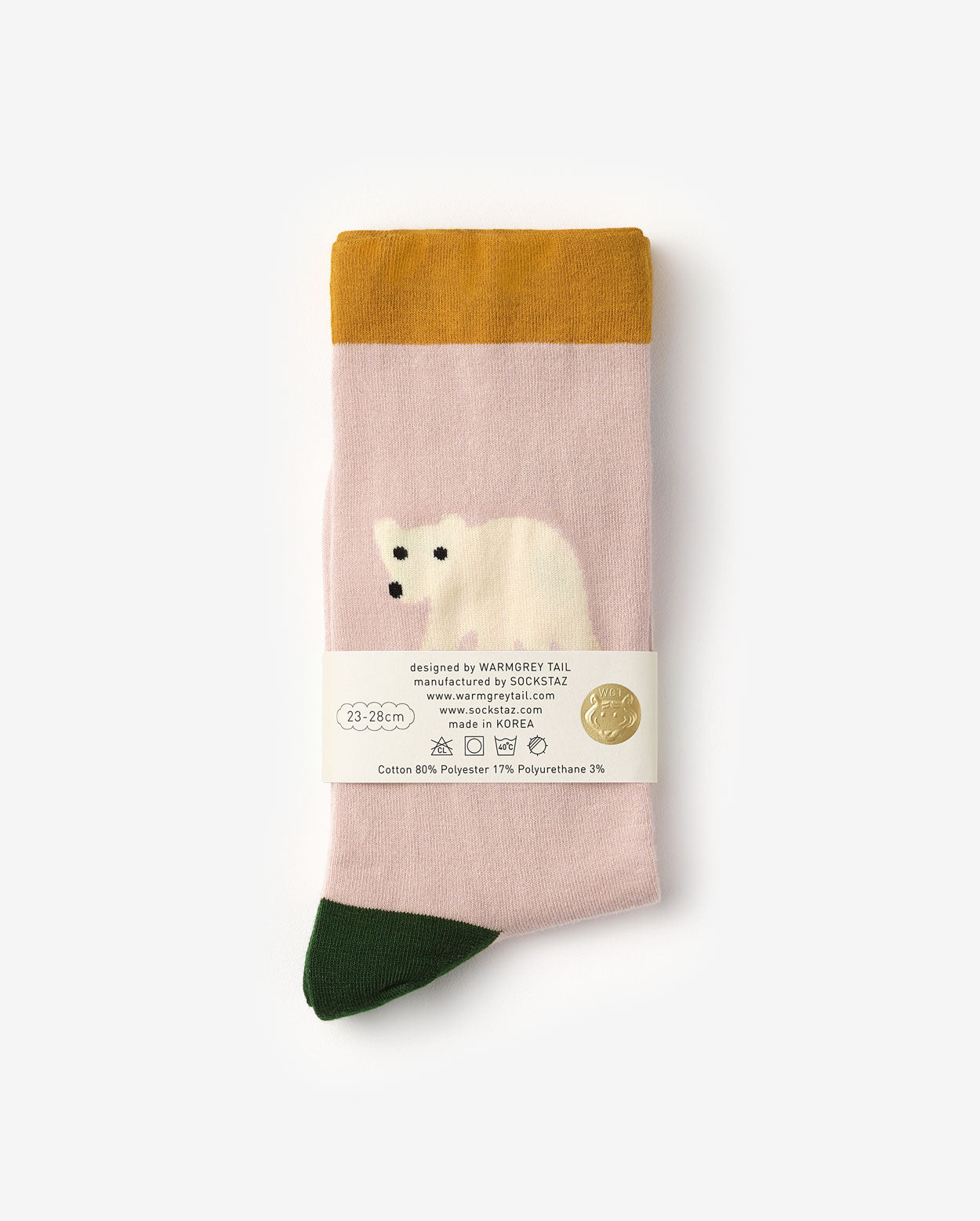 ROLLING BEAR SOCKS - PINK
